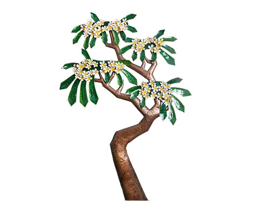 Plumeria Tree of Life Mural