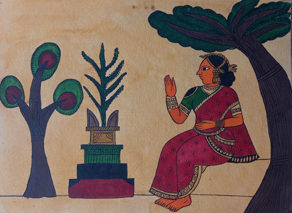 M Chitrakathi Art on Paper