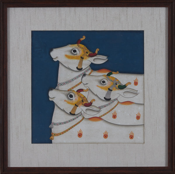 L Pichwai Cow 3 12x12