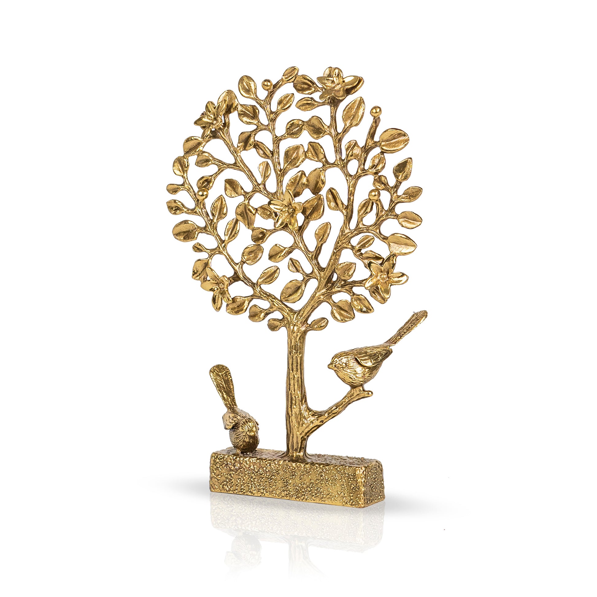 Brass Tree Of Life With Birds