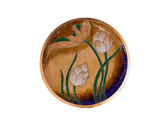 Copper Enamel Umrao 6 Plate 12