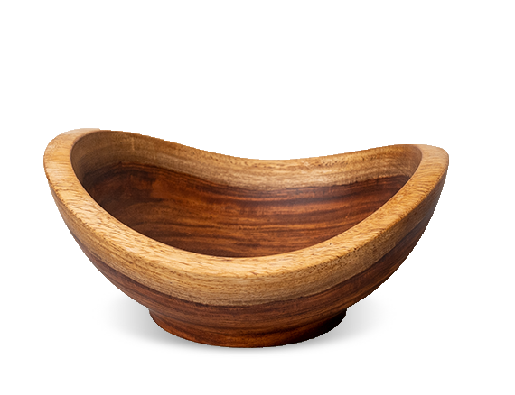 Handmade Timber Snack Bowl (Small)