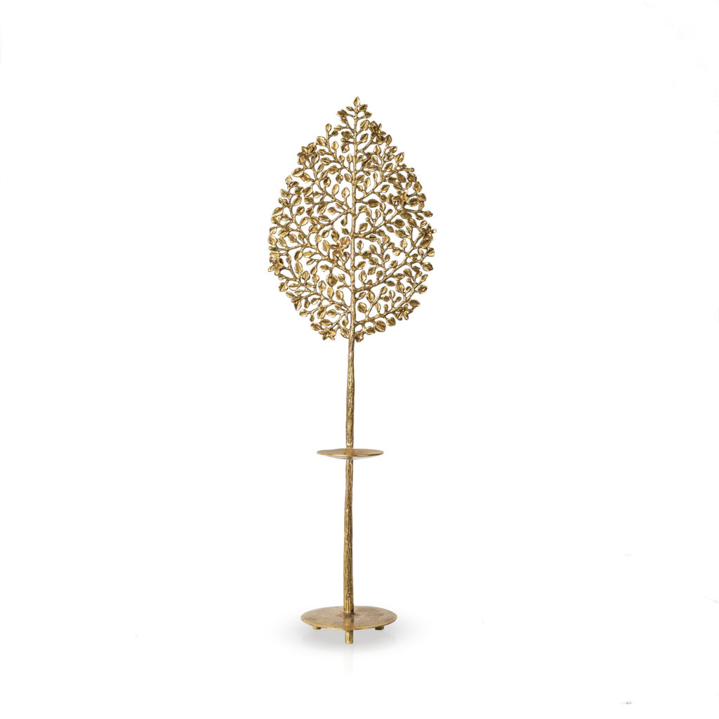 Brass Creeper Candle Stand (Medium)