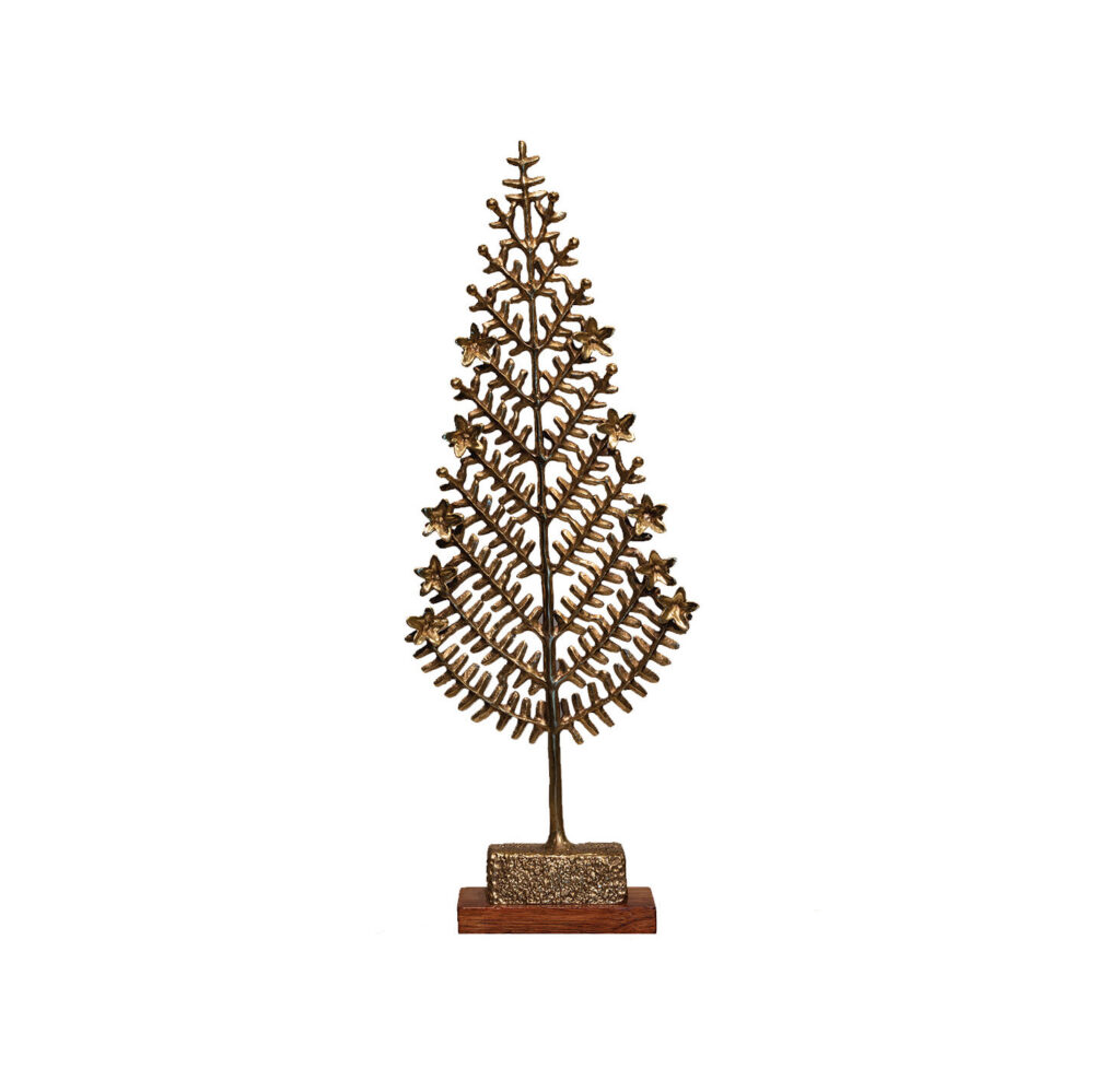 Brass Tree of Life with Candle Stand