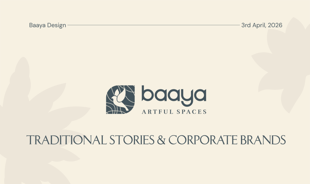 Storytelling for Corporate Brands by Baaya Design