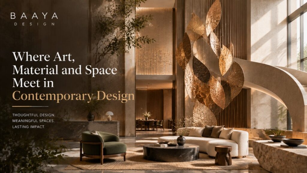 Where Art, Material and Space Meet in Contemporary Design
